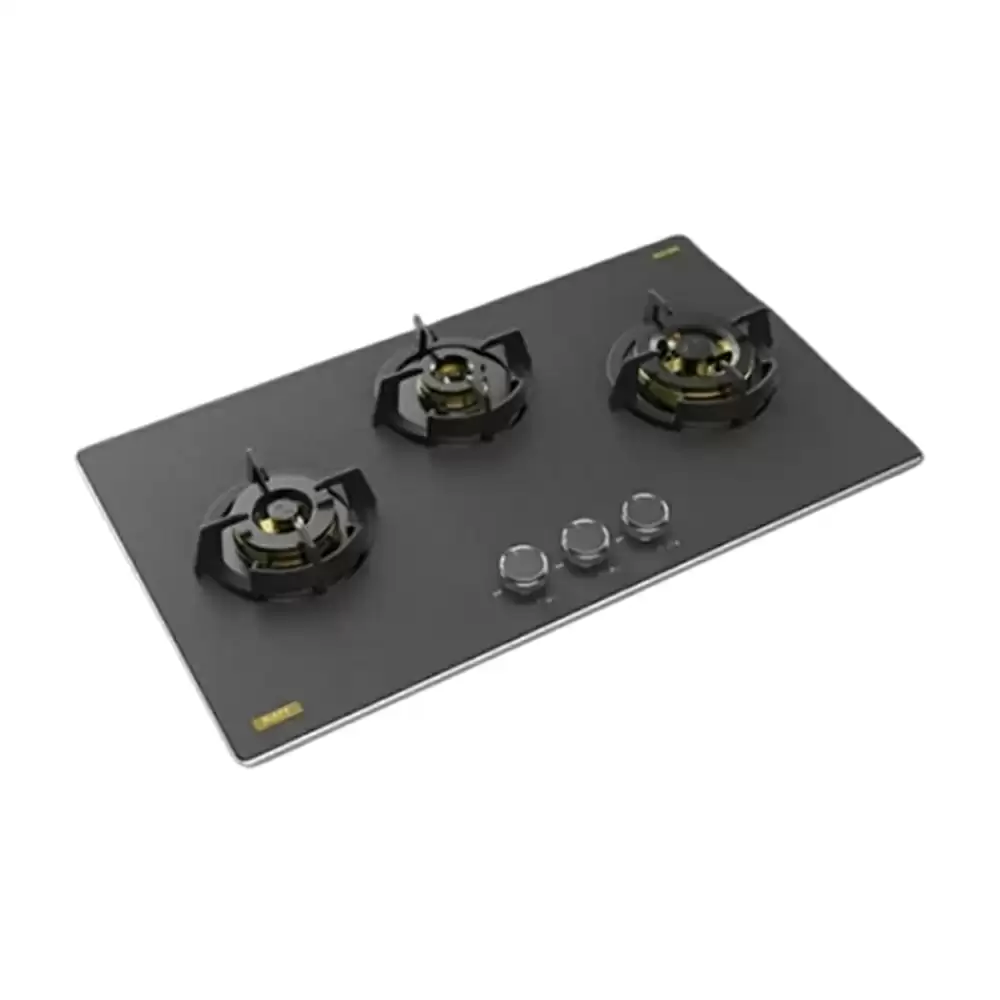 Kaff MSM 783 78 cm 3 Brass Burner Auto Ignition Built-in Hob - Black