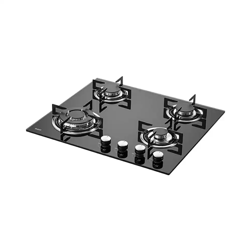 Kaff NE 4B 60 GF 4 Burner Auto Electric Ignition Built-in Hob - 60 cm, Enamelled Matt Finish