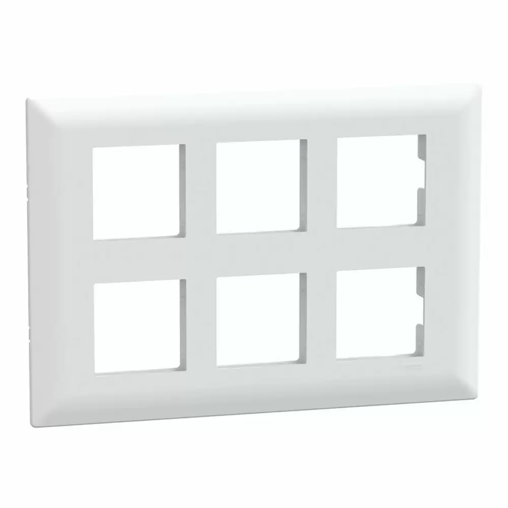 Schneider Electric Livia 12 M Grid & 12 Module Cover Frame - White