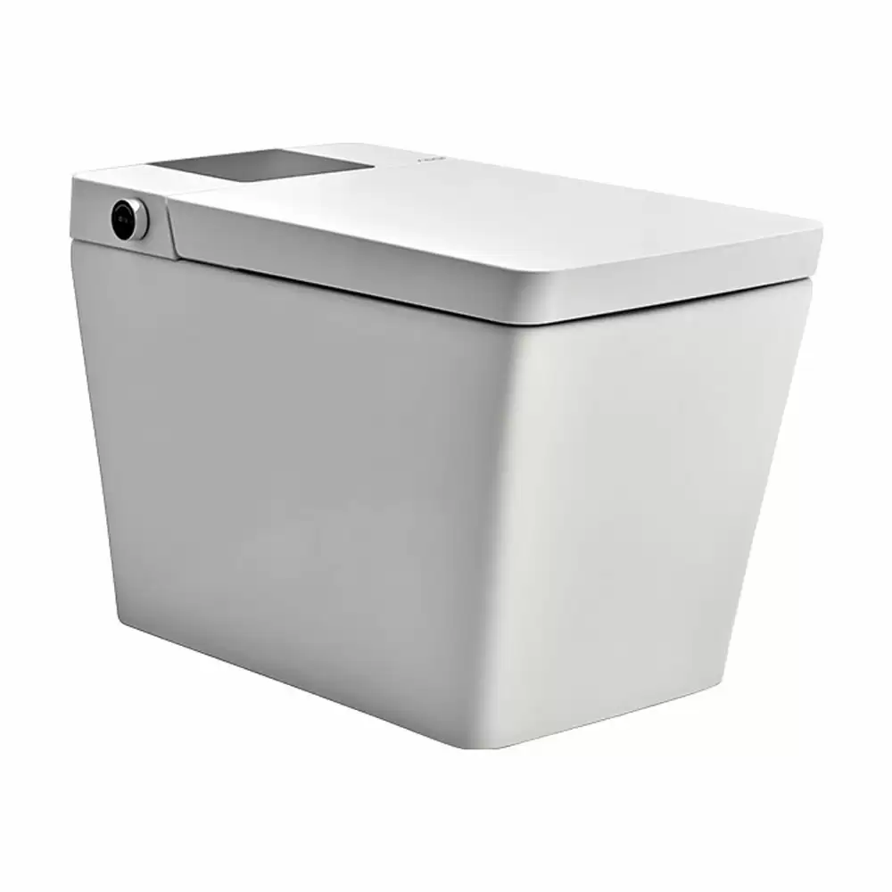 Cera Senator Veneve Luxury 300 mm S-Trap Smart Commode with Duroplast Soft Close Seat Cover - Snow White