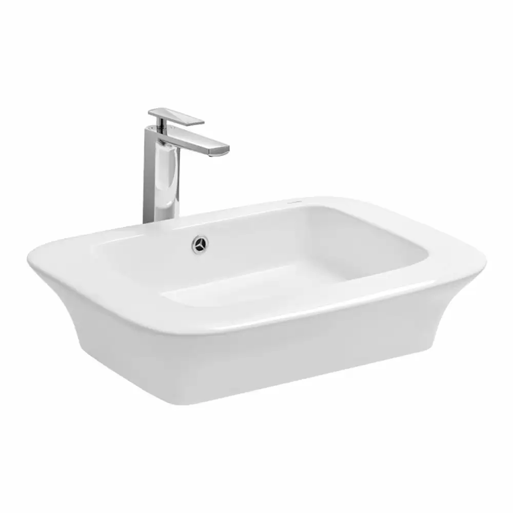 Cera Senator Sharon Tabletop Wash Basin - Snow White