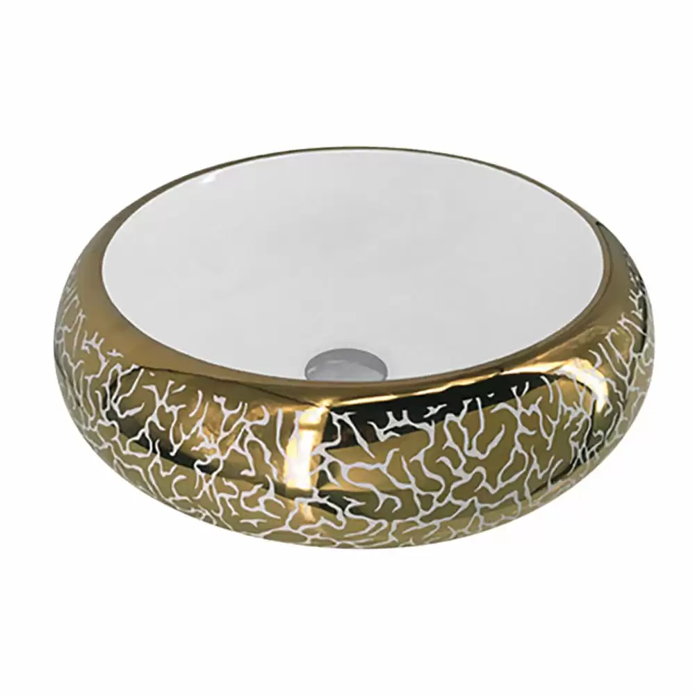 Cera Senator Shiloh Tabletop Wash Basin - Gold