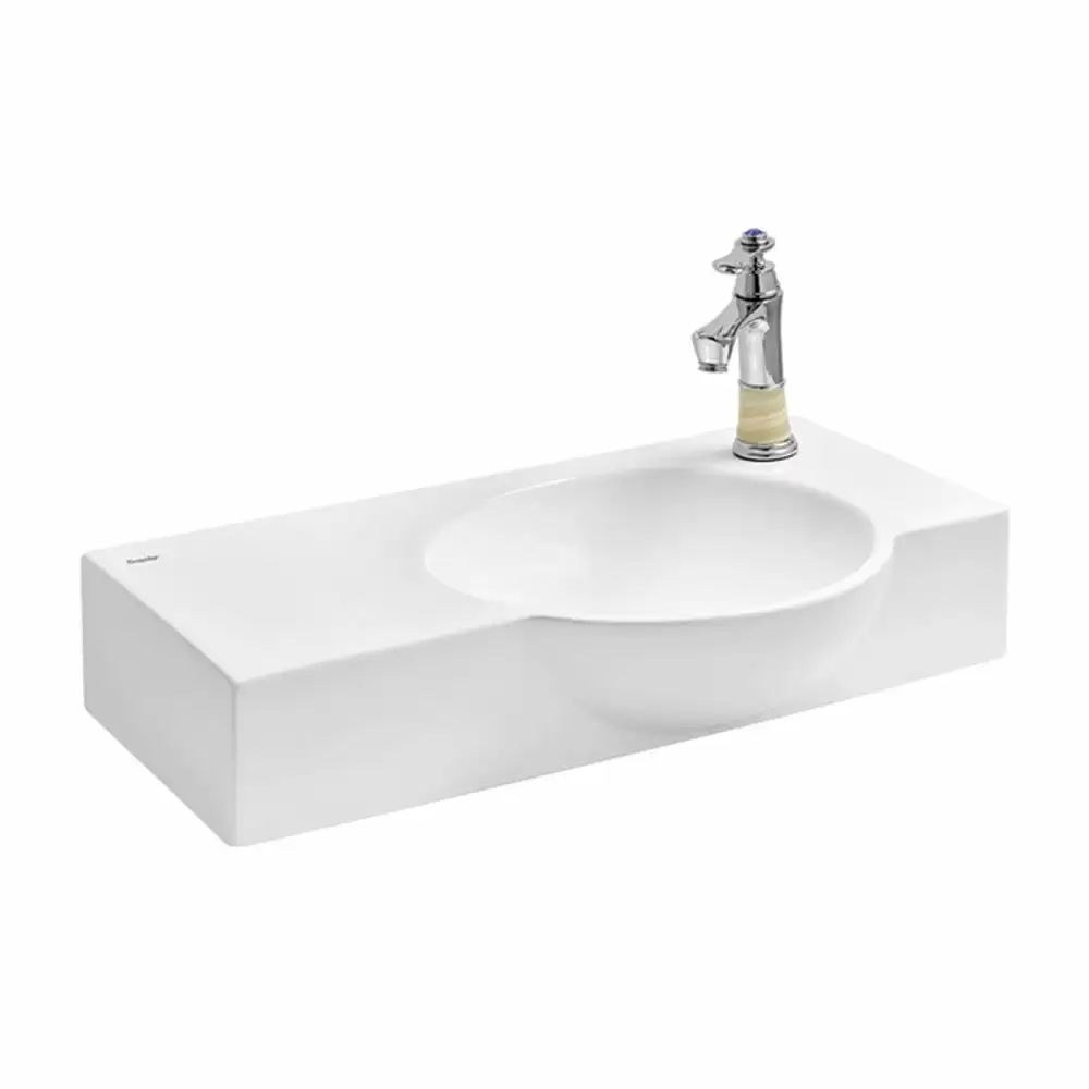 Cera Senator Steffi Wall Hung Wash Basin - Snow White