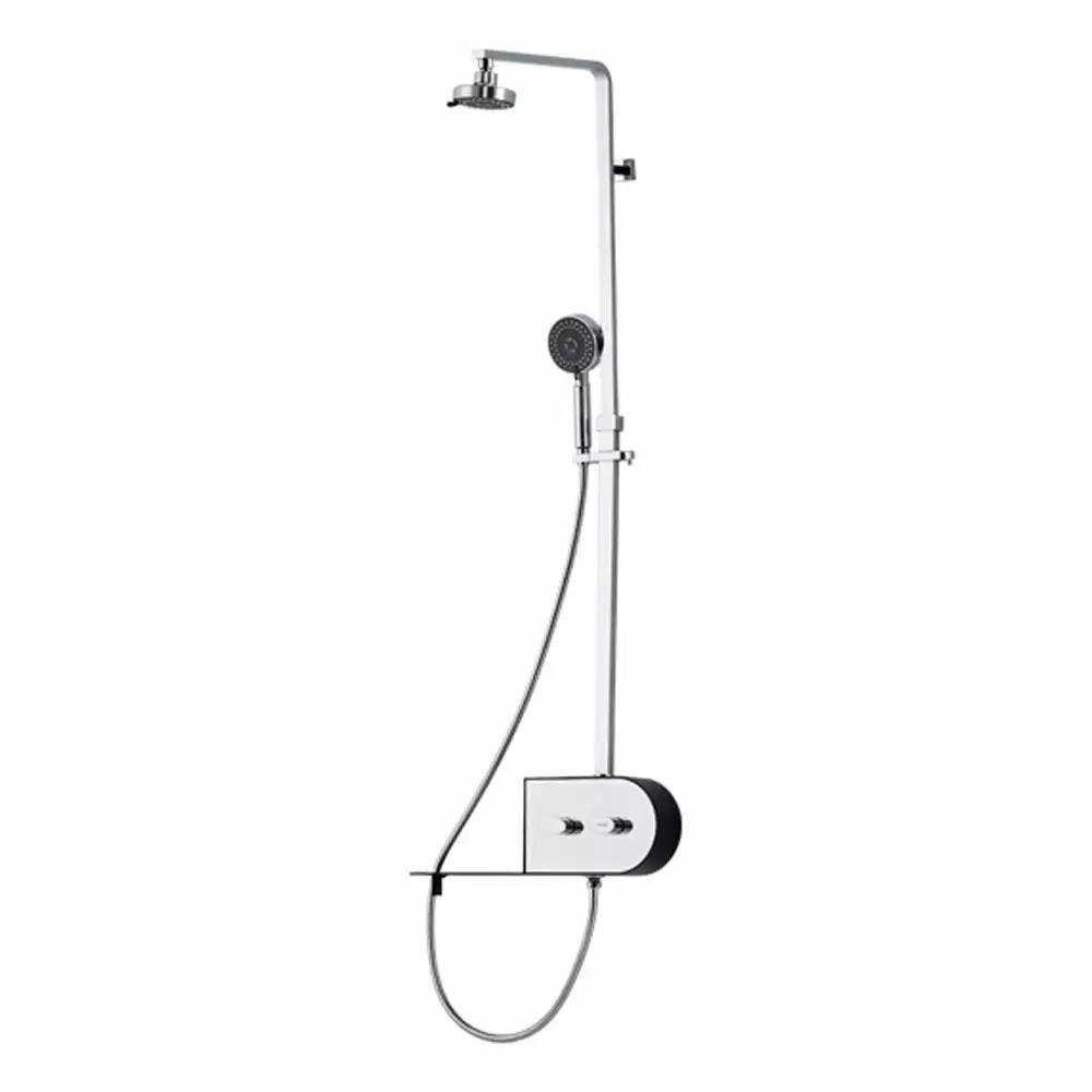 Cera Sierra Bath Shower Mixer System - Silver