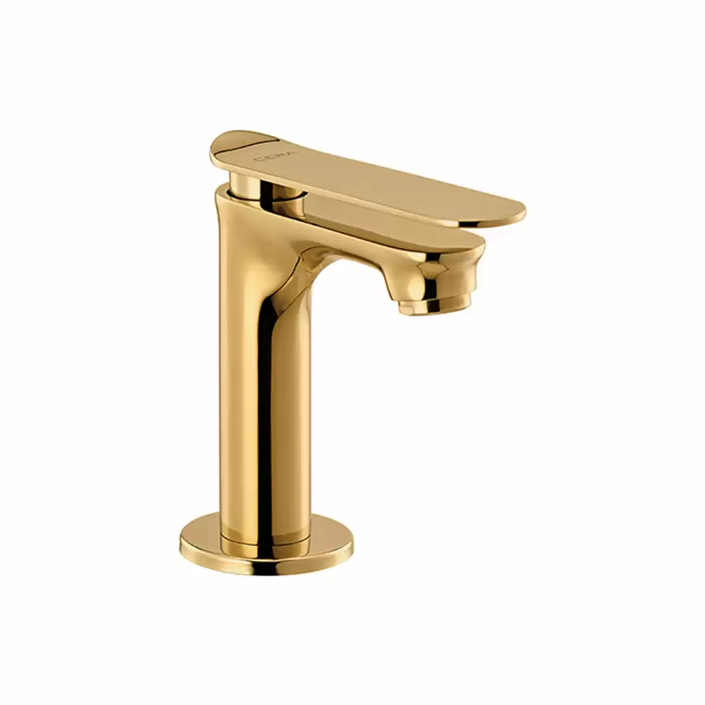 Cera Lustre Brooklyn Pillar Cock with Aerator - French Gold