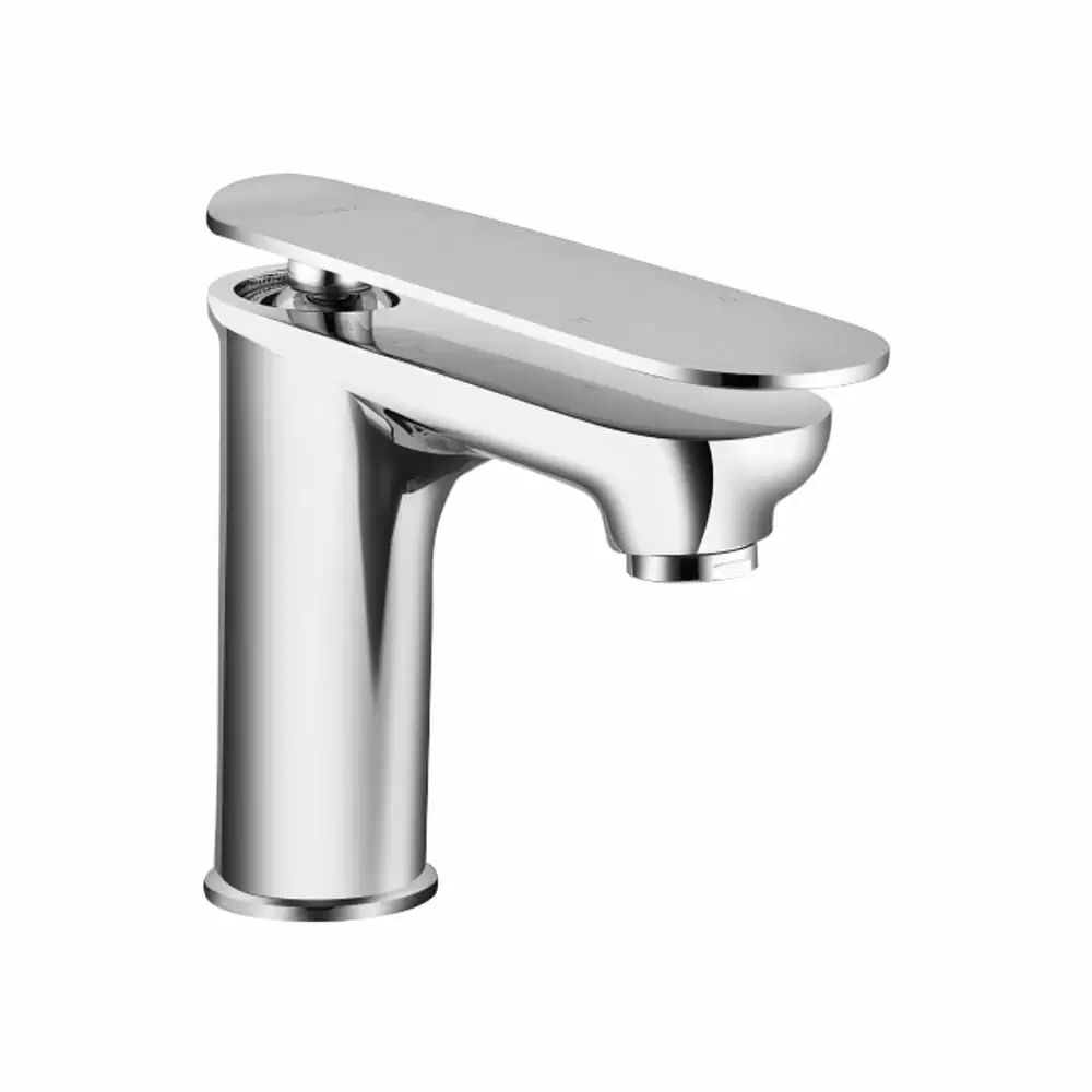 Cera Lustre Brooklyn Single Lever Basin Mixer With 450 mm Braided Connection Pipe (Without Pop-Up) - French Gold