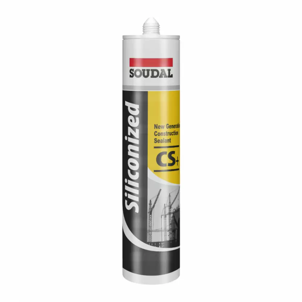 Soudal Siliconized CS+ Acrylic Sealant - White (450 Gram) 