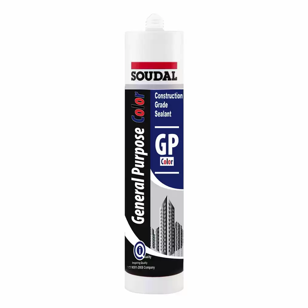 Soudal GP Color Siliconized Acrylic Sealant - White (260 ml) 