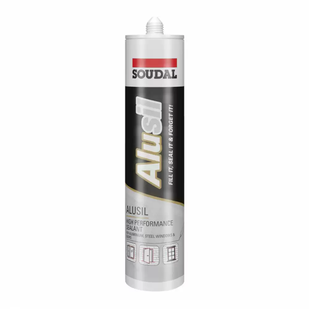 Soudal High Performance Alusil Acrylic Sealant - White (425 Gram)