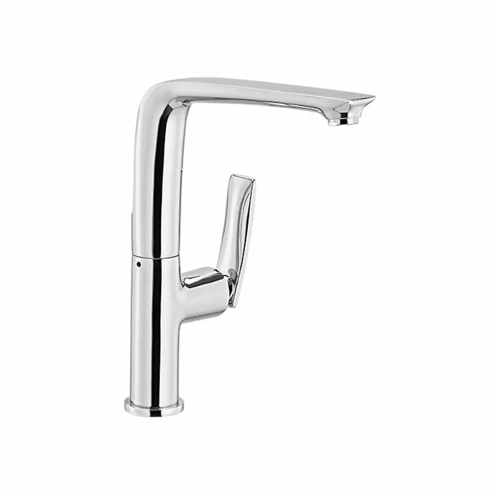 Cera Senator Samson Single Lever Table Mounted Sink Mixer - Silver