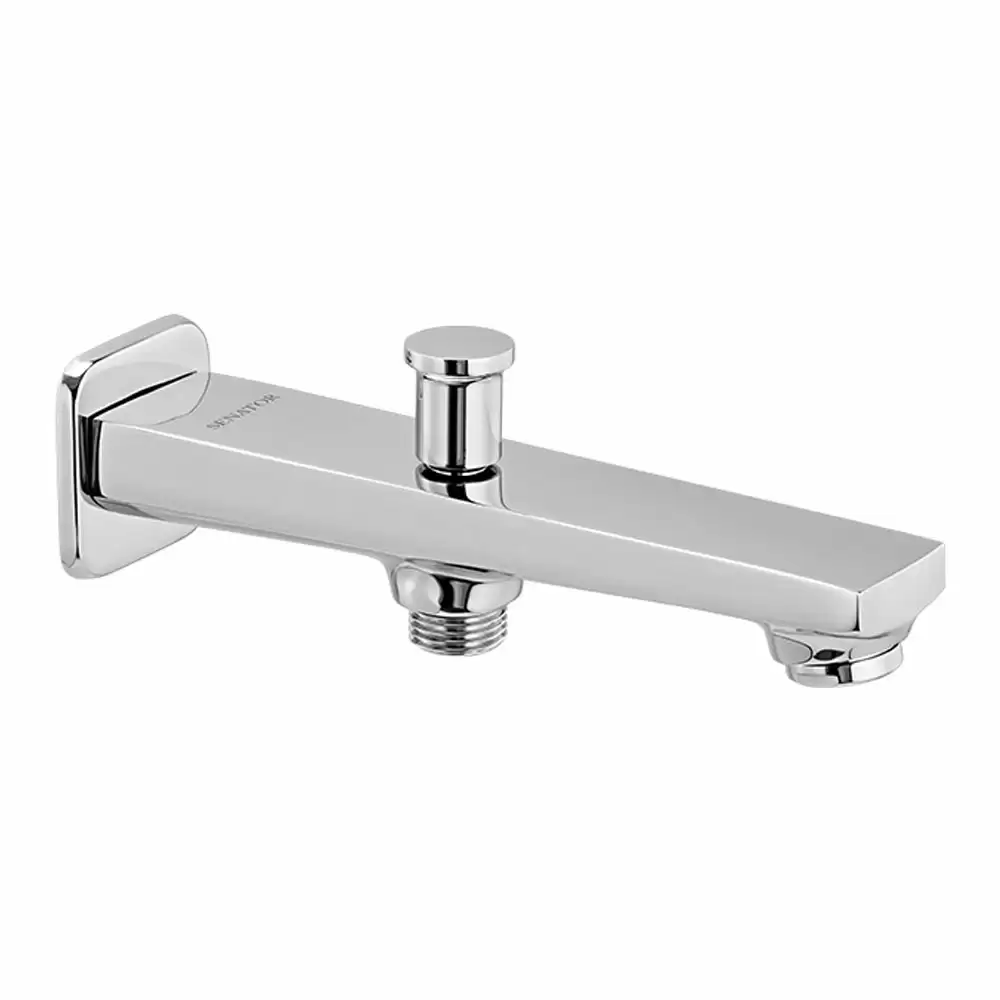 Cera Senator Sampras Bathtub Spout With Button - Silver