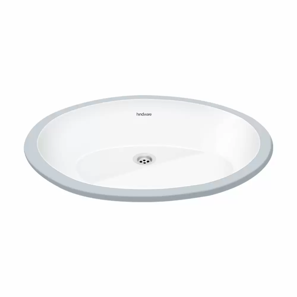 Hindware Zen Under Counter Wash Basin - Star White