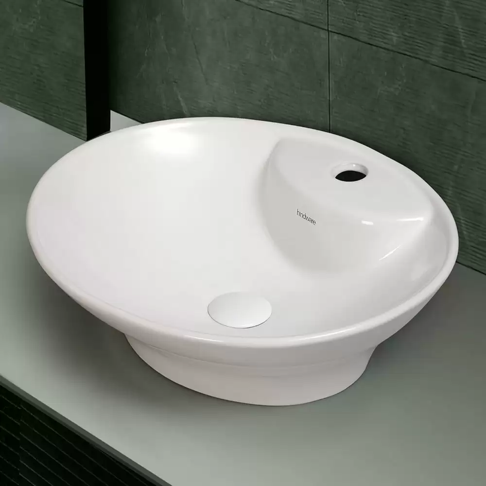 Hindware Italian Collection Evita Over Counter Wash Basin - Star White