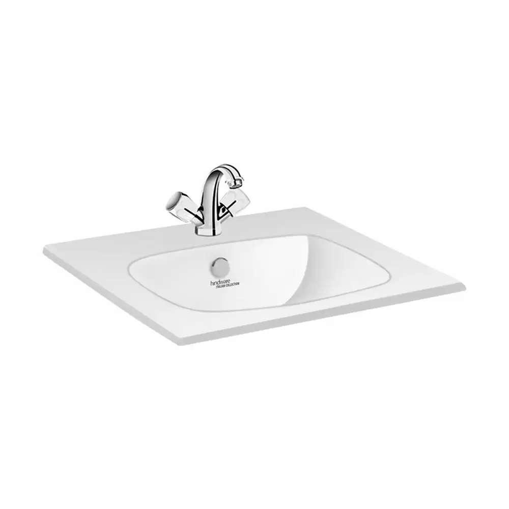 Hindware Italian Collection Optra Counter Top Wash Basin - Star White