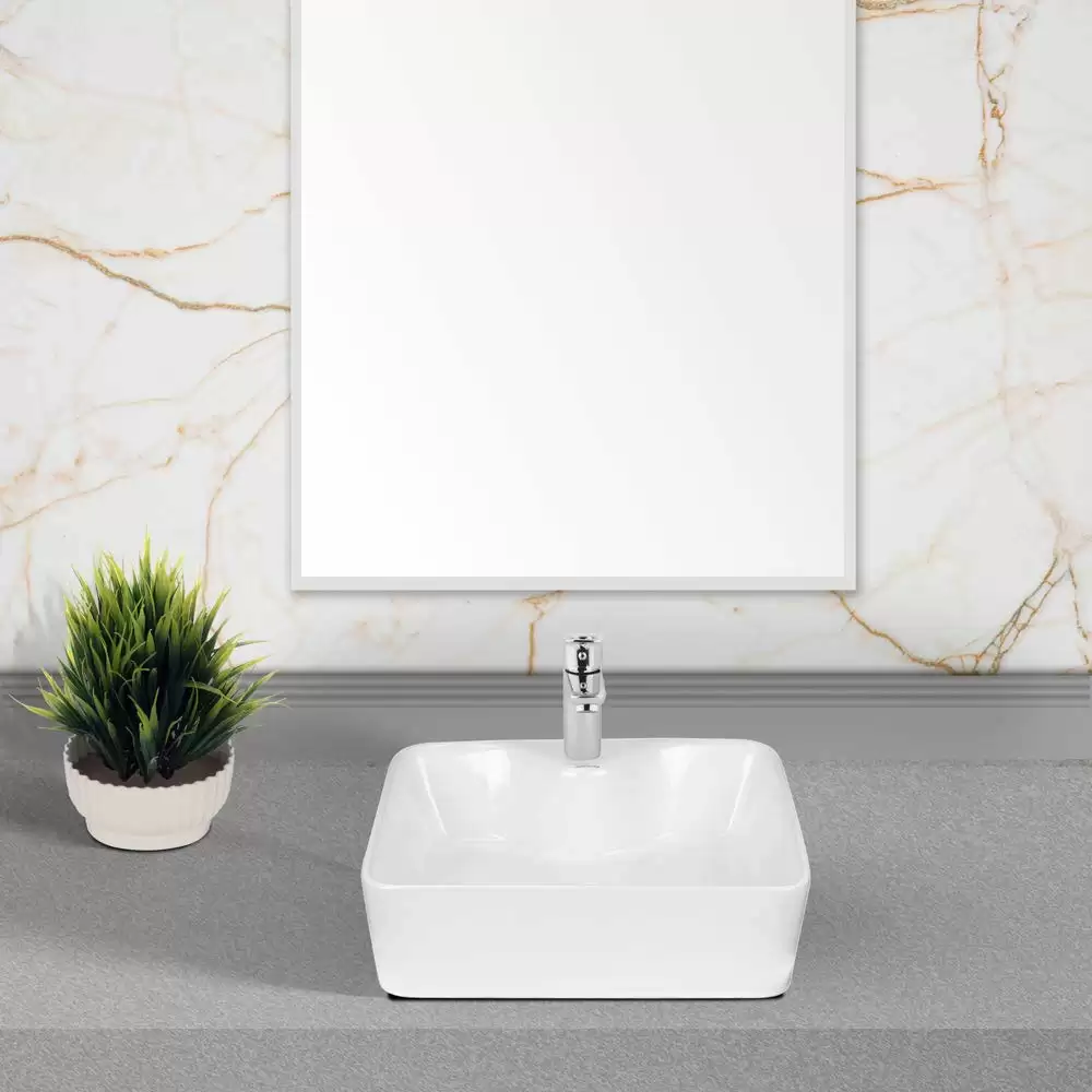 Hindware Italian Collection Vasca Over Counter Wash Basin - Star White