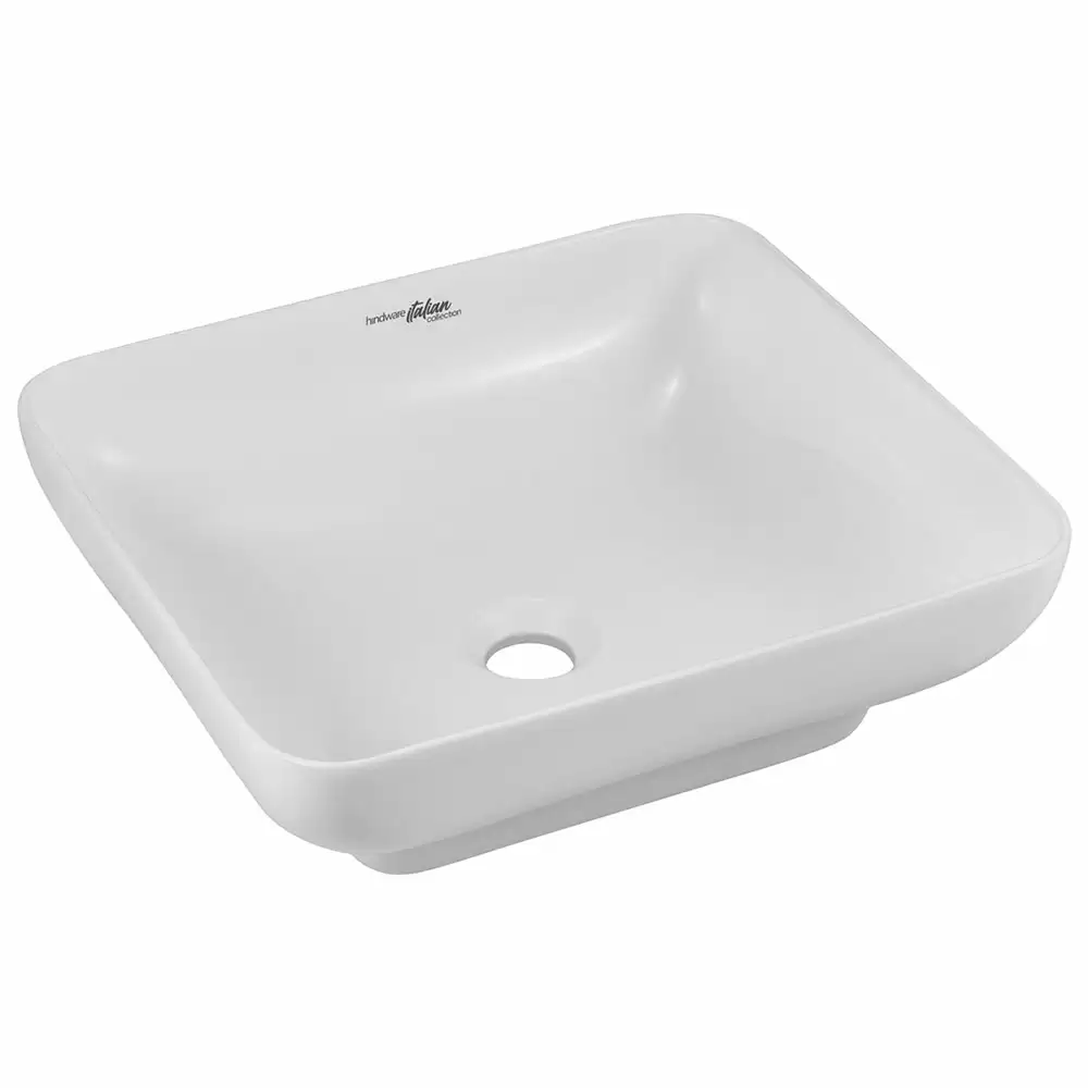 Hindware Italian Collection Marina OTC Over Counter Basin Wash Basin - Star White