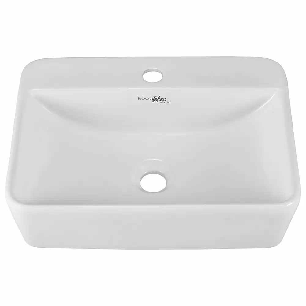 Hindware Italian Collection Charm OTC Over Counter Wash Basin - Star White