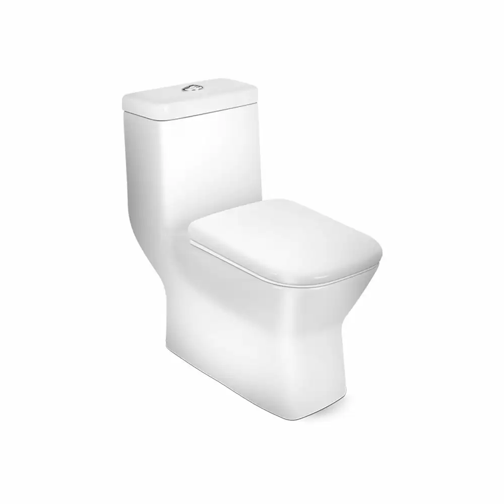 Hindware Italian Collection Element S-300 One Piece Floor Mount Western Commode - Star White