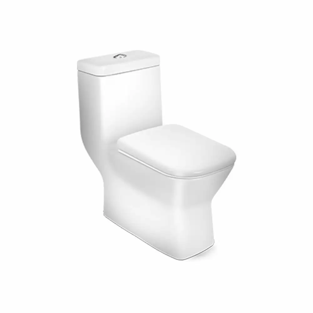 Hindware Italian Collection Element S-220 One Piece Floor Mount Western Commode - Star White