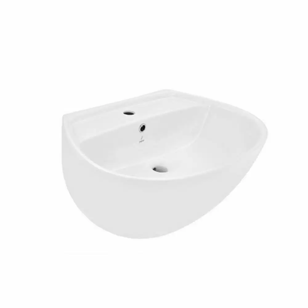 Jaquar Arc Wall Hung Wash Basin with Fixing Accessories - White