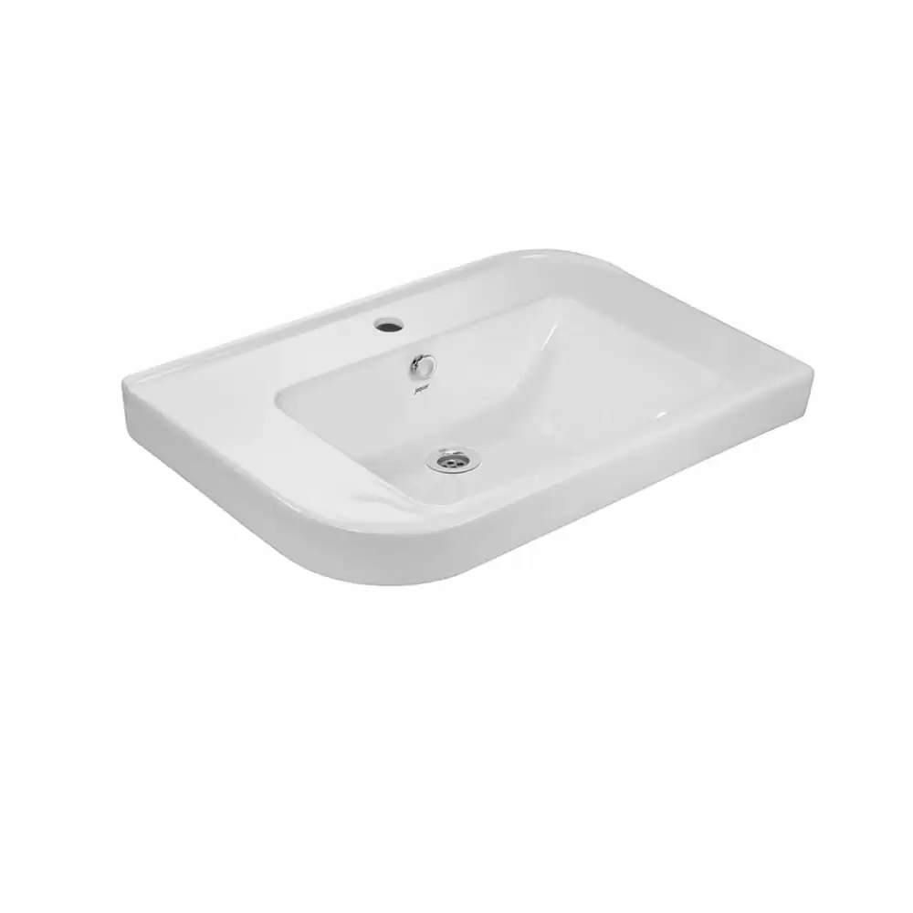 Jaquar Alive Countertop Rectangle Shaped Wash Basin - White