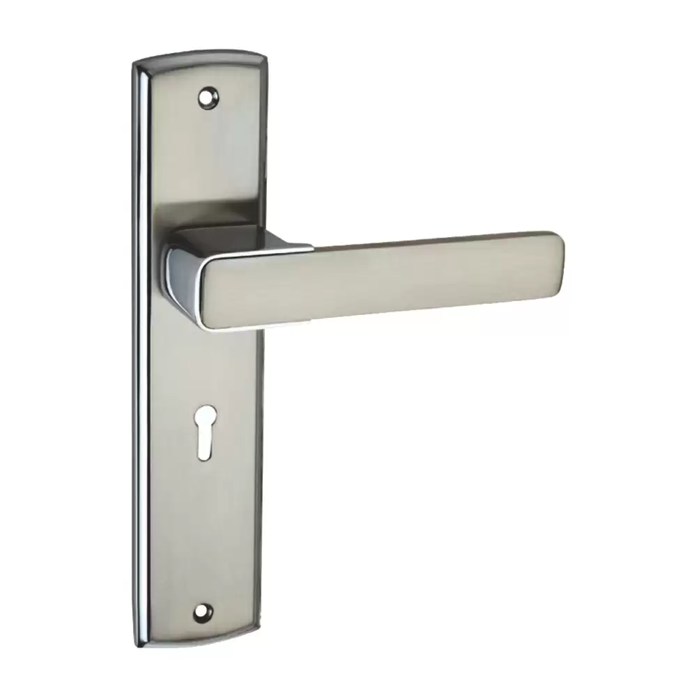 Harrison Apple 175 mm CY Door Handleset - Satin Chrome Finish