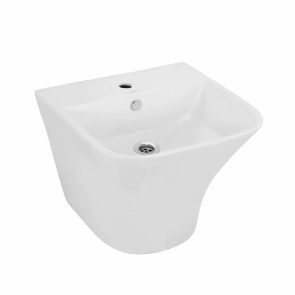 Jaquar Aria Wall Hung Integrated Wash Basin with Fixing Accessories - White