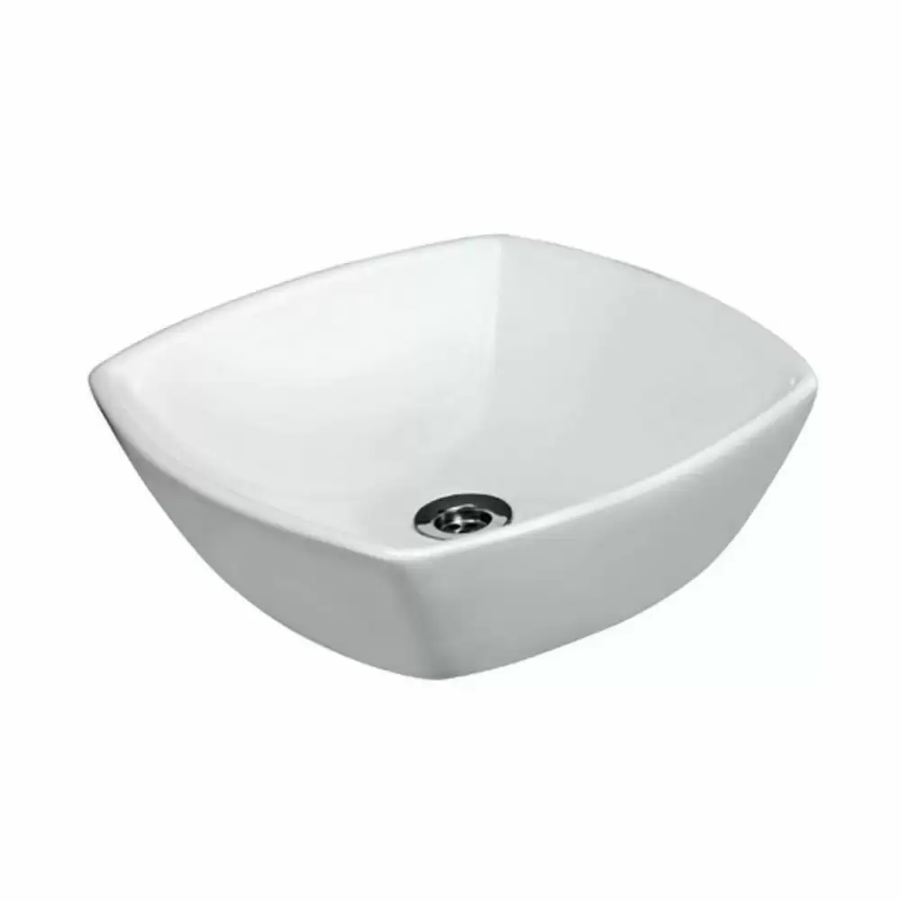 Jaquar Aria Tabletop Ceramic Square Wash Basin - White