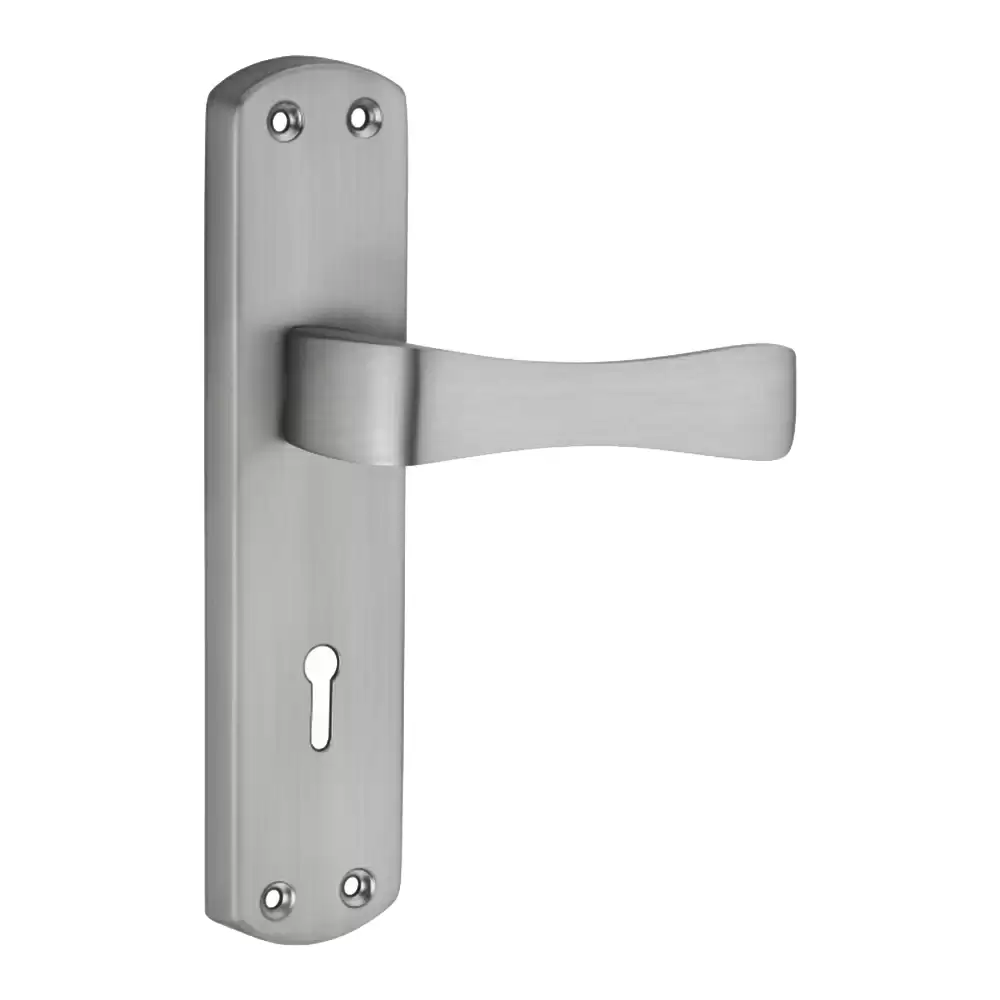 Harrison Ninja 65 mm KY Door Handleset - Satin Chrome Finish