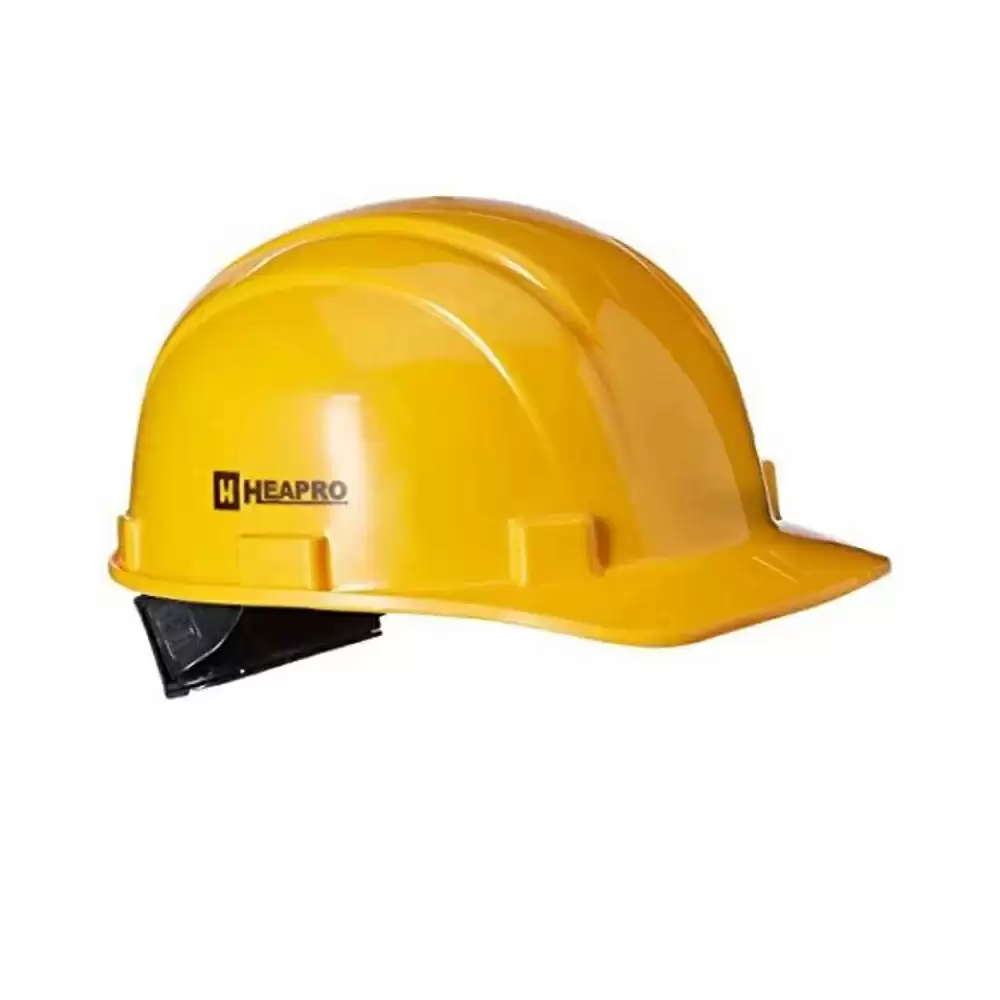 Heapro HR-001 Ratchet Safety Helmet, Yellow