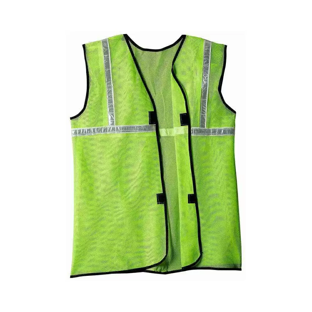 Safari Pro 1 Inch Mesh Type Reflective Safety Jacket, Green