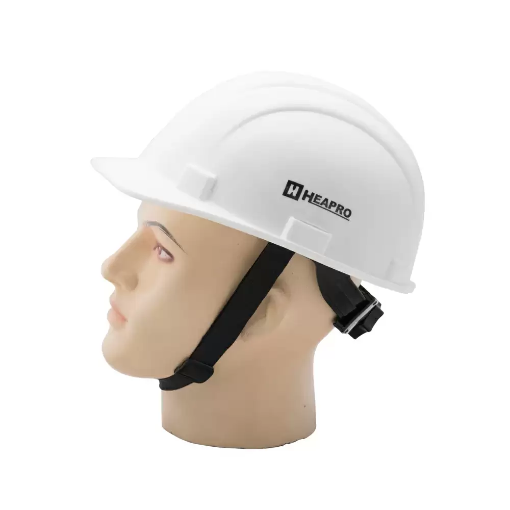 Heapro HR-001 Ratchet Safety Helmet, White