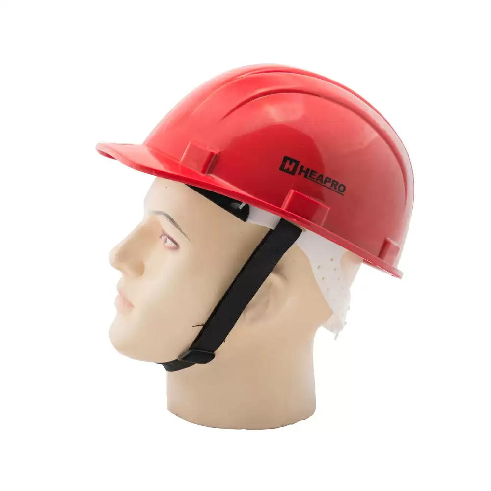 Heapro HR-001 Ratchet Safety Helmet, Red