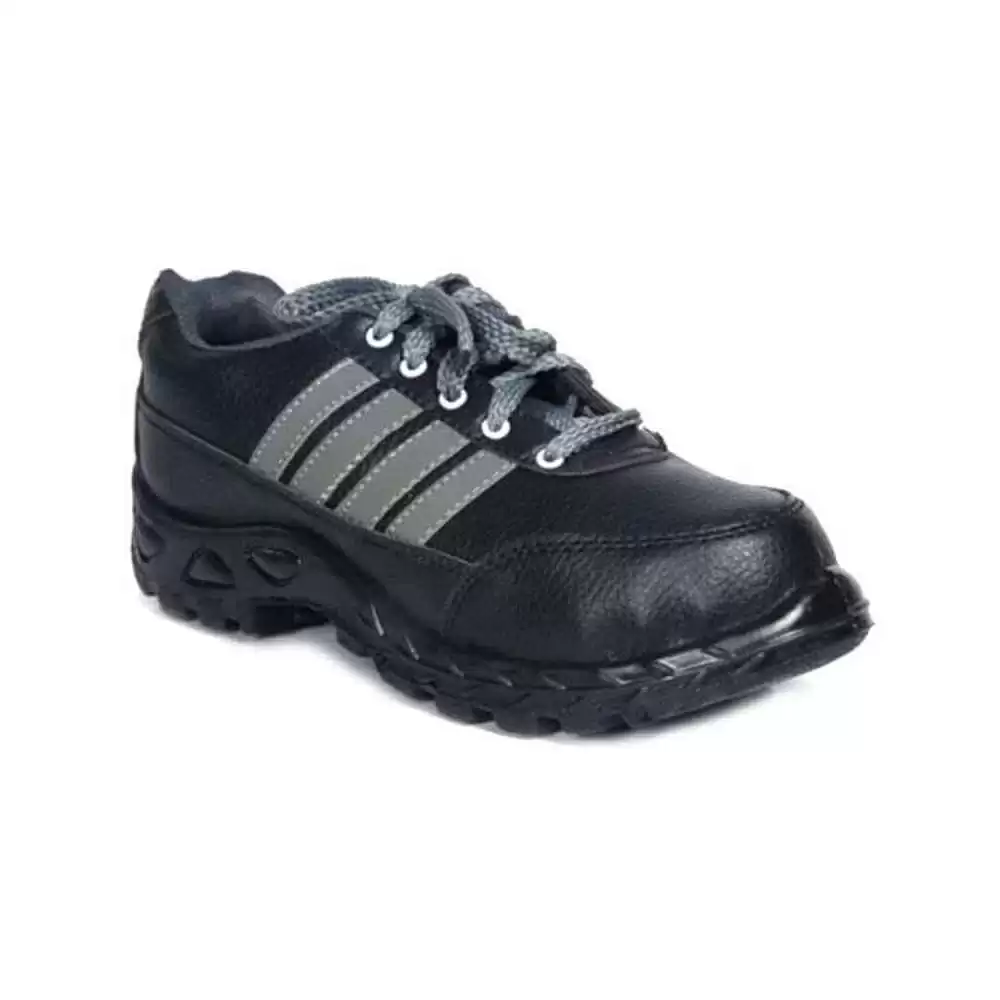 Safari Pro Sprint Steel Toe Work Safety Shoes, Size-7 (Black)