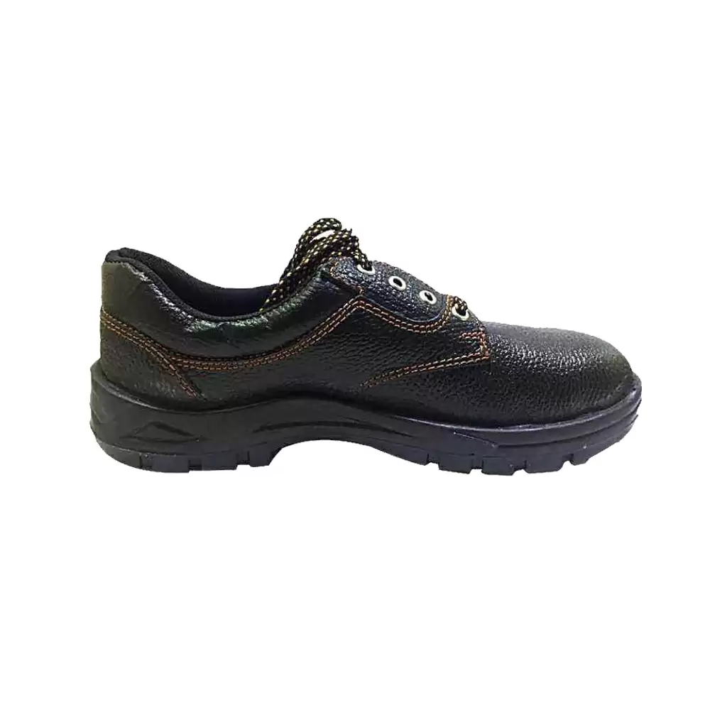 Safari Pro Atom PVC Steel Toe Work Safety Shoes, Size-6 (Black)