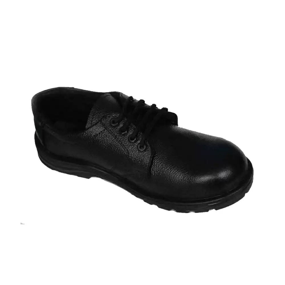 Safari Pro Wan Steel Toe Labour Safety Shoes, Size-7 (Black)