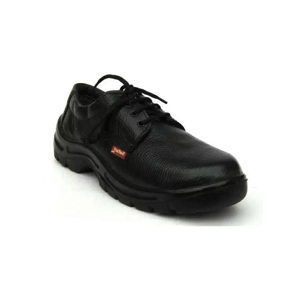 Safari Pro Albama PU Sole Work Safety Shoes, Size-9 (Black)