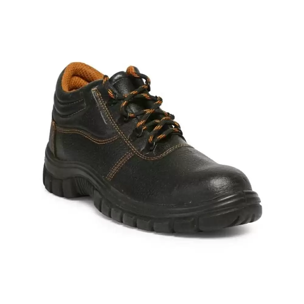 Safari Pro A-732 Steel Toe Work Safety Shoes, Size-7 (Black)