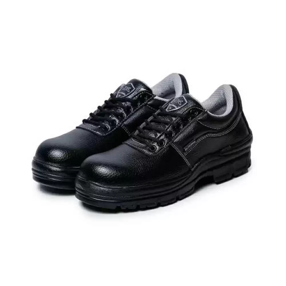 Liberty Gliders ROUGFTR-CT Composite Toe Synthetic Leather Safety Shoes, Size-9 (Black)