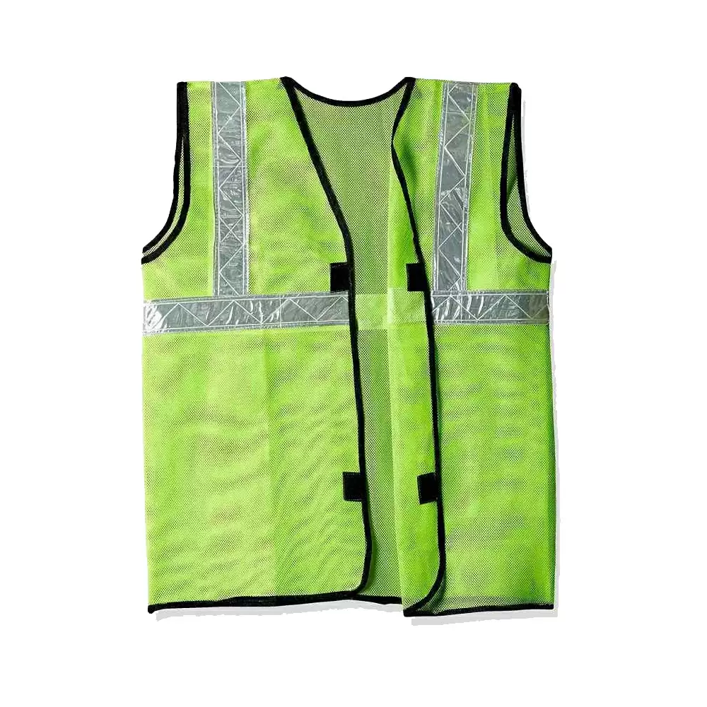 Safari Pro 2 Inch Mesh Type Reflective Safety Jacket, Green