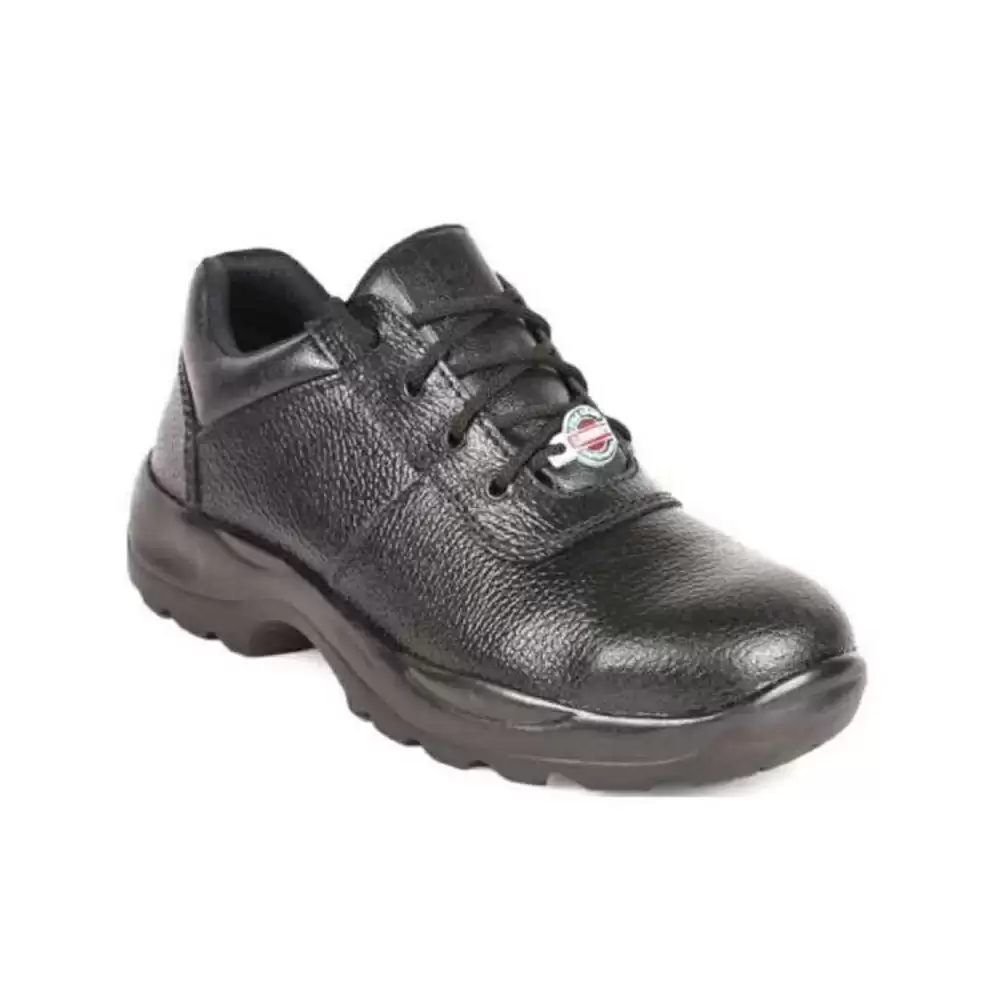 Liberty Freedom Shakti-ST Barton Leather Low Ankle Steel Toe Safety Shoes, Size-9 (Black)