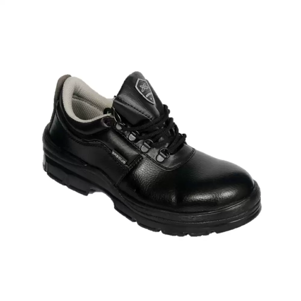 Liberty Glider Steel Toe Work Safety Shoes, Size-7 (Black)