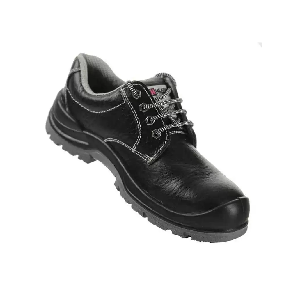 Heapro HI-701 Leather Derby Work Safety Shoes Size: 6 (Black)