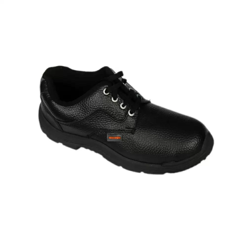 Liberty Freedom Steel Toe Work Safety Shoes, Size-8 (Black)