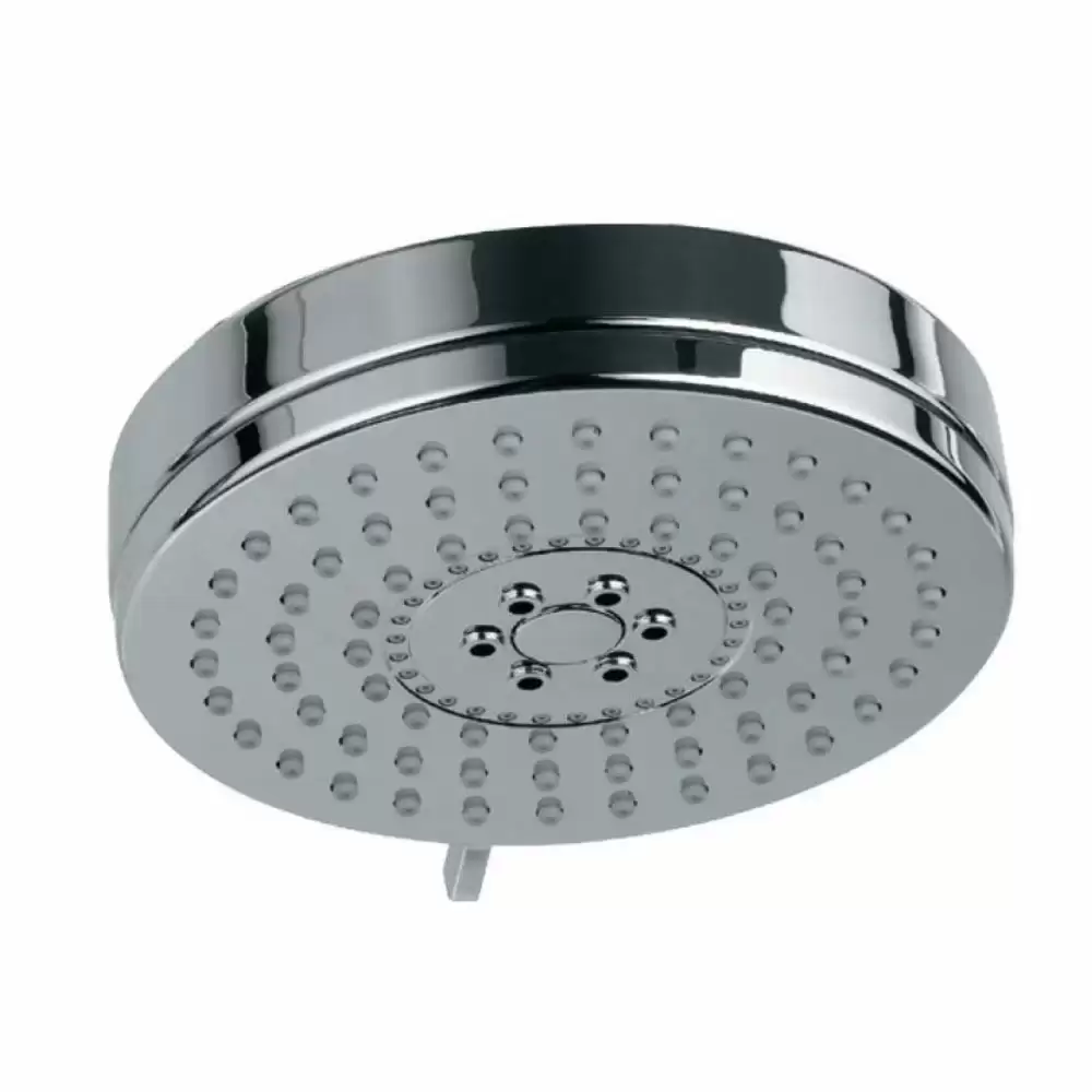 Jaquar Multi Flow 105 mm Round Overhead Shower with Rubit Cleaning System - Chrome