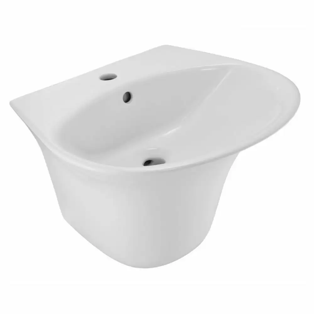 Jaquar Ornamix Wall Hung Integrated Wash Basin with Fixing Accessories - White