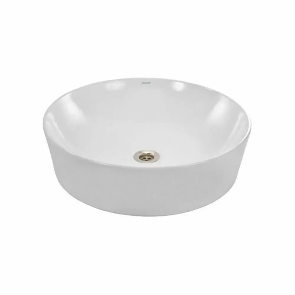 Jaquar Opal Round Shape Thin Rim Tabletop Wash Basin - White