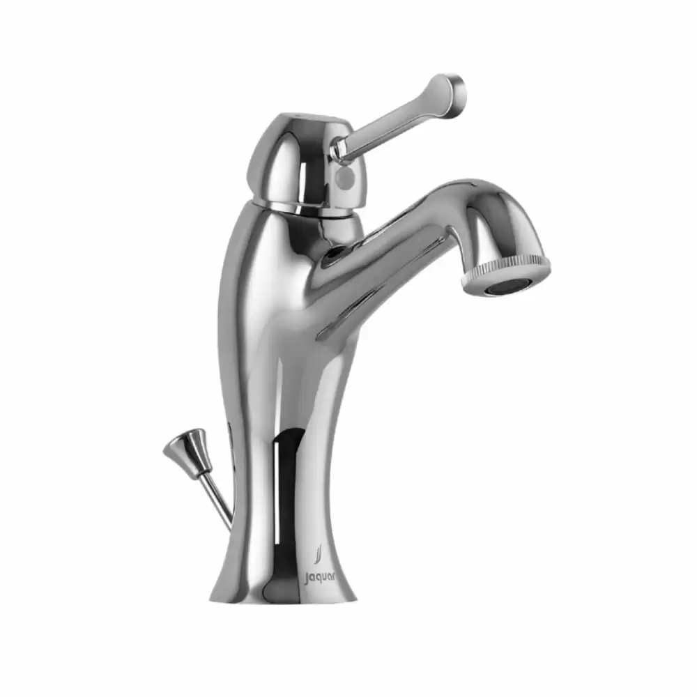 Jaquar Queen's Prime Single Lever Basin Tap with Popup Waste - Chrome