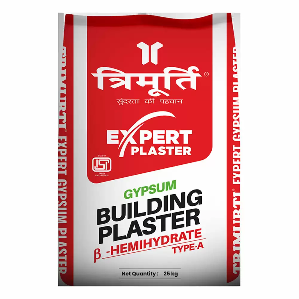 Trimurti Expert Gypsum Building Plaster -  25 Kg