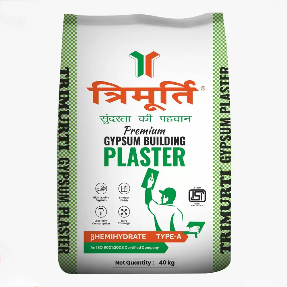 Trimurti Gypsum Building Plaster -  40 Kg